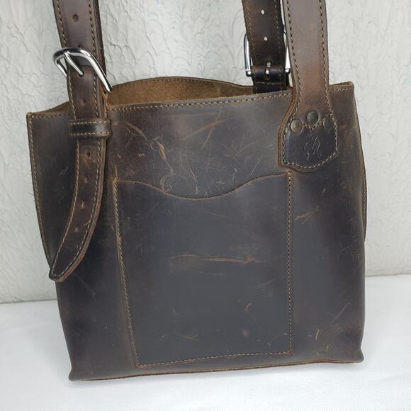 Saddleback Leather Urban Tote Brown Distressed RARE Discontinued Purse Handbag - Picture 15 of 15